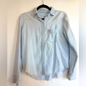 Rails Raw Hem Light Vintage Women’s Button Down | Size: XS